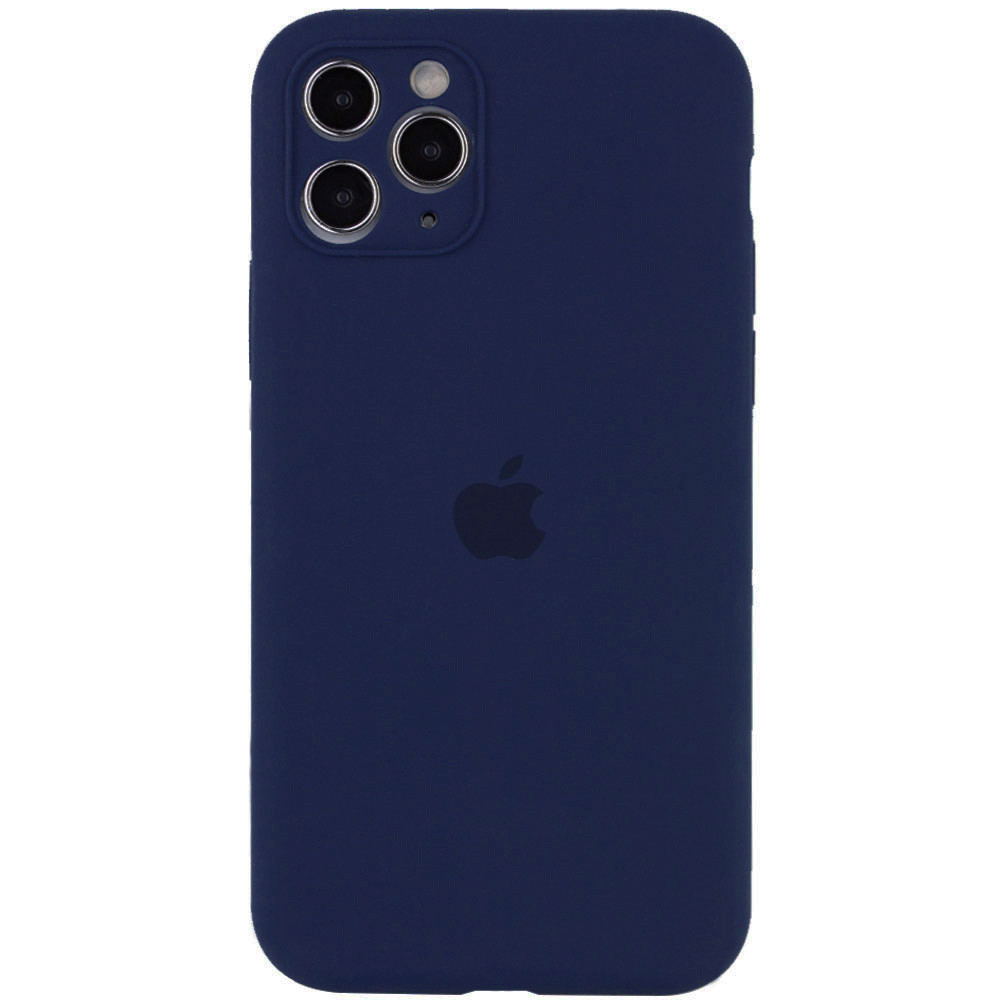 Silicone Case Full Camera Protective (AA) для iPhone 12 Pro Max (Deep navy)-0